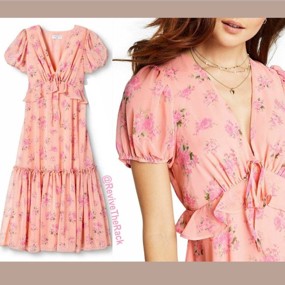 NEW LoveShackFancy for Target Dainty Fleur floral Midi Dress [ PLUS‎ 20W ] - Picture 3 of 12